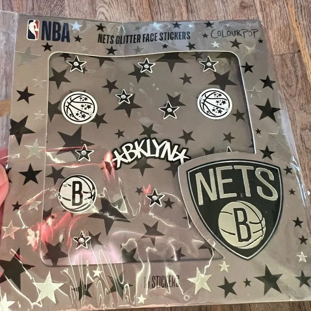Colourpop X NBA Brooklyn Nets Limited Edition Makeup Set & Bag